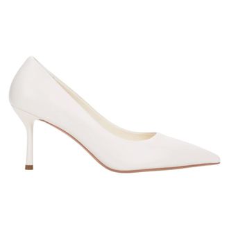 Estro & Luminara Schoenen, Dames, Wit, 40 EU, Leer, Pumps met puntige neus