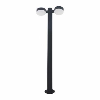 Forlight Farola Exterior Ip54 Pale Led 21w Blanco Neutro - 4000k Gris Urbano Para Exterior De Jard&iacute;n, Entrada, Camino