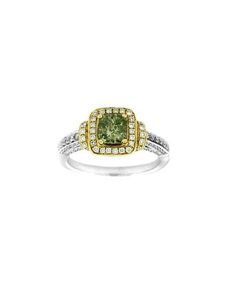 Suzy Levian 14K Two-Tone 1.52 Ct. Tw. Diamond Ring