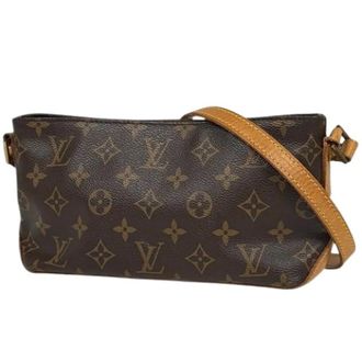 Louis Vuitton Pre-owned Shoulder Bags, female, Brown, Size: ONE SIZE Pre-owned Pochette Shoulder Bag