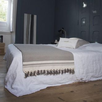 Febronie Manta plaid algod&oacute;n topo 160x250