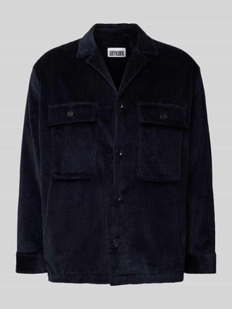 Drykorn Drykorn Hemdjacke mit Reverskragen Modell Hasim in Marine, Größe XL