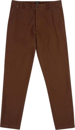 HUGO BOSS Kane Chino Broek - Heren - Chinos - Bruin - 2XL - Katoen - Broeken