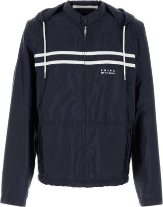 Prada Navy Blue Hood Jacket