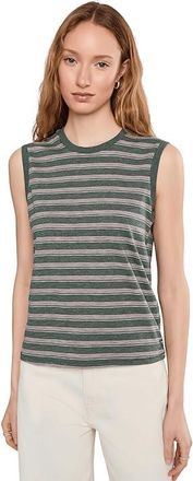 Toad&Co Boundless Jersey Tank Top Womens Clothing Cilantro Pattern : SM, Cotton/Polyester