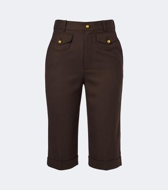 Xu Zhi Wool capri pants