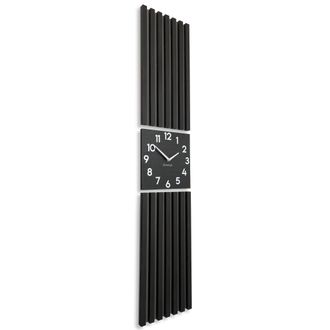 OEM Reloj De Panel Negro Con Listones De 155x30 Cm