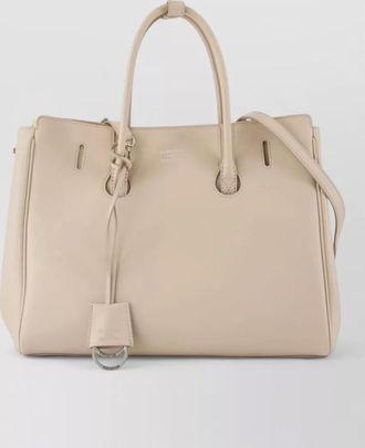 Balenciaga hampton small leather tote bag