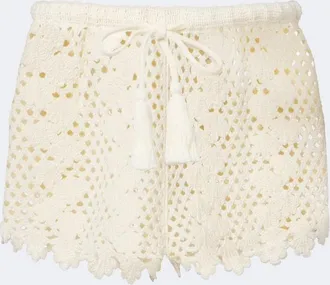 Poss&eacute; Saskia crochet shorts