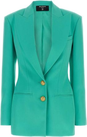 Balmain Double-breasted Wool Blazer