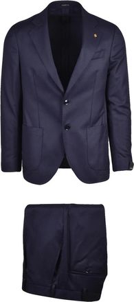 Sartoria Latorre Grey Virgin Wool Formal Suit