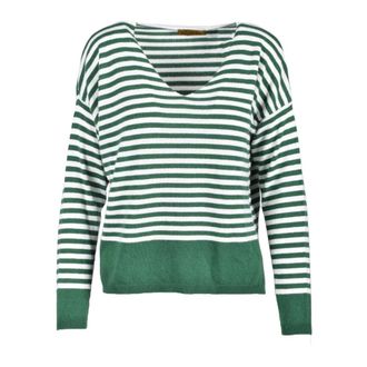 Ebarrito Maglia - Dames - V-hals truien - Groen - ONE Size - Wol - Truien & Vesten