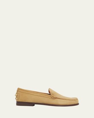 Tod's Metal Dots Suede Loafers