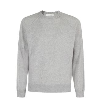 FILIPPO DE LAURENTIIS Maglia Girocollo Raglan - Heren - Truien - Grijs - Maat: 3XL Wol