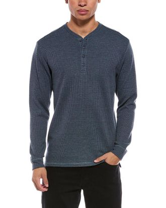 Weatherproof Vintage Weatherproof Vintage Variegated Microstripe Waffle Henley