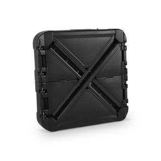Sweeek Soporte rellenable,parasol offset, 100l, negro