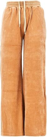 Chlo&eacute; Pantaloni Sportivi in Velluto - - Trousers - Donna - Marrone - M