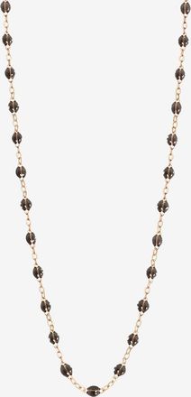 Gigi Clozeau Halskette aus Ros&eacute;gold und Harz Classique Gigi - Quartz