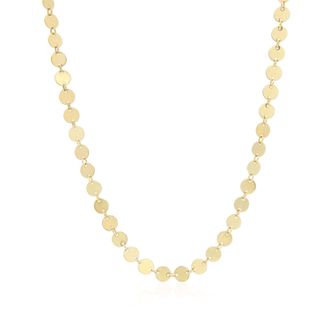 The Lovery Golden Disc Necklace