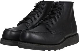 Red Wing Shoes Klassieke MOC 6-inch laarzen - Dames - Veterlaarzen - Zwart - 41 EU - Schoenen