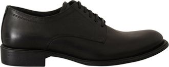Dolce & Gabbana Zwarte Veterschoenen van Leer voor Heren