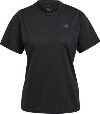 adidas (WMNS) adidas Run Icon 3 Bar T-Shirt Asia Sizing Black H57742