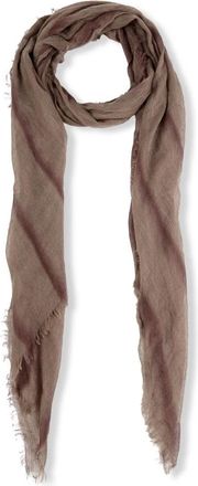 Cortana Eclipse- sjaal met paars gestreept patroon - Dames - Sjaals - Bruin - ONE Size - Kasjmier - Accessoires