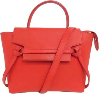Celine Pre-owned Handbags, female, Red, Size: ONE SIZE Pre-owned Vintage Handbag