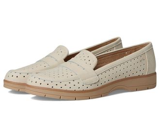 Dr. Scholls Nice Day Breezy Womens Shoes Off-White Smooth : 7.5 M, Leather/Rubber