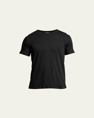 Tom Ford Mens Solid Stretch Jersey T-Shirt