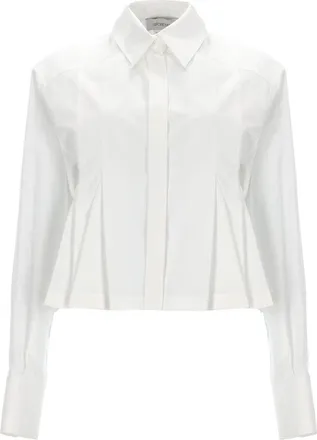 Sportmax Cropped Tailored Cotton Shirt