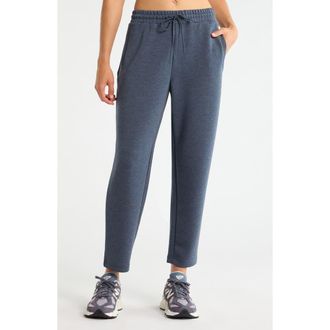 Zella Soft Luxe Ankle Pants in Navy Armada Heather at Nordstrom, Size X-Small
