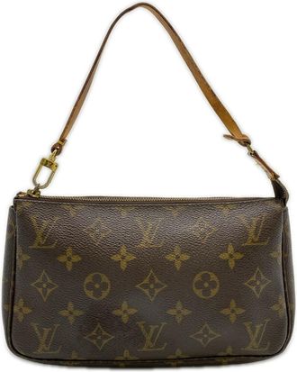 Louis Vuitton Brown Monogram Monogram Pochette Pouch (Pre-Owned)