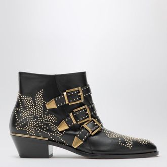 Chlo&eacute; Susanna ankle boots in black with studs