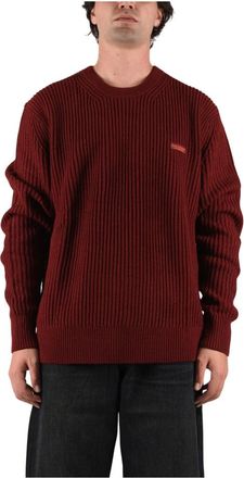 New Amsterdam Surf Association Maglione girocollo in maglia - - Knitwear - Uomo - Rosso - M