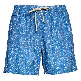 MC2 Saint Barth Beachwear, male, Multicolor, Size: S Mid-length Swim Shorts