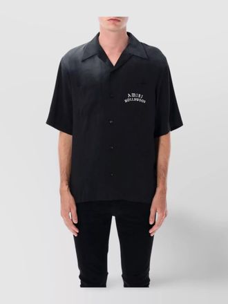 Amiri hollywood printed relaxed-fit short-sleeve bowling shirt