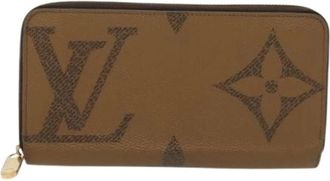 Louis Vuitton Pre-owned Wallets, female, Brown, Size: ONE SIZE Pre-owned Canvas Wallet
