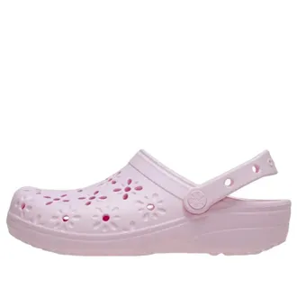 Crocs Classic Clog Floral Cut-Out Pink Milk 210927-6ZW