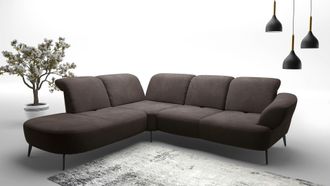 Sit&more Ecksofa &raquo;Dance, L-Form, inkl. Sitztiefenverstellung&laquo; inkl. Click&Seat, optional mit Kopfteilverstellung