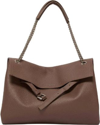 Orciani Venus Soft Midi - Bags - Mujer - Marr&oacute;n - ONE SIZE