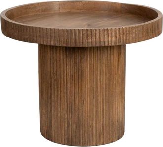 Wanderlust Deco Mesa De Centro De Madera Marr&oacute;n, 60x60x45h Cm