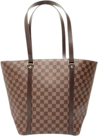 Louis Vuitton Pre-owned Tote Bags, female, Brown, Size: ONE SIZE Pre-owned Vintage Damier Tote Bag