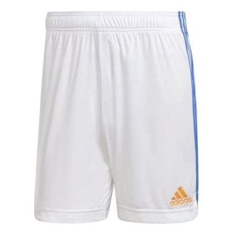 adidas Real Home Shorts Asia Sizing White Blue GM6784