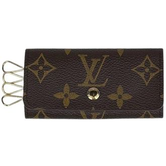 Louis Vuitton Pre-owned Accessories, female, Brown, Size: ONE SIZE Pre-owned Canvas Keycase