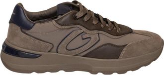 Alberto Guardiani Levante Swallow - Heren - Sneakers - Bruin - 42 EU - Leer - Schoenen