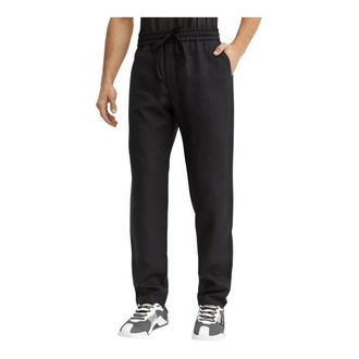 Dolce & Gabbana Sweatpants, male, Black, Size: XL Linen Pants