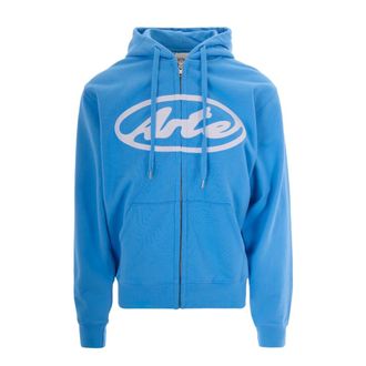 Arte Zip-throughs, male, Blue, Size: L Zip-through Hoodie