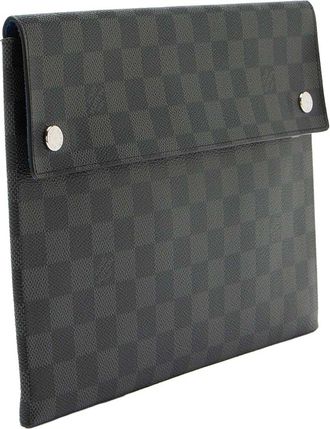 Louis Vuitton Damier Graphite Alpha Triple Pouch Set (Authentic Pre-Loved)
