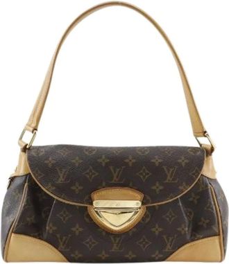 Louis Vuitton Pre-owned Shoulder Bags, female, Brown, Size: ONE SIZE Pre-owned Vintage Canvas Shoulder Bag